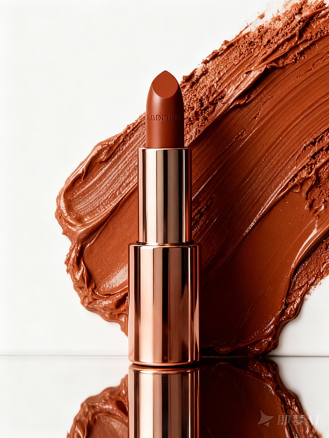 镜面涂抹·口红商品图