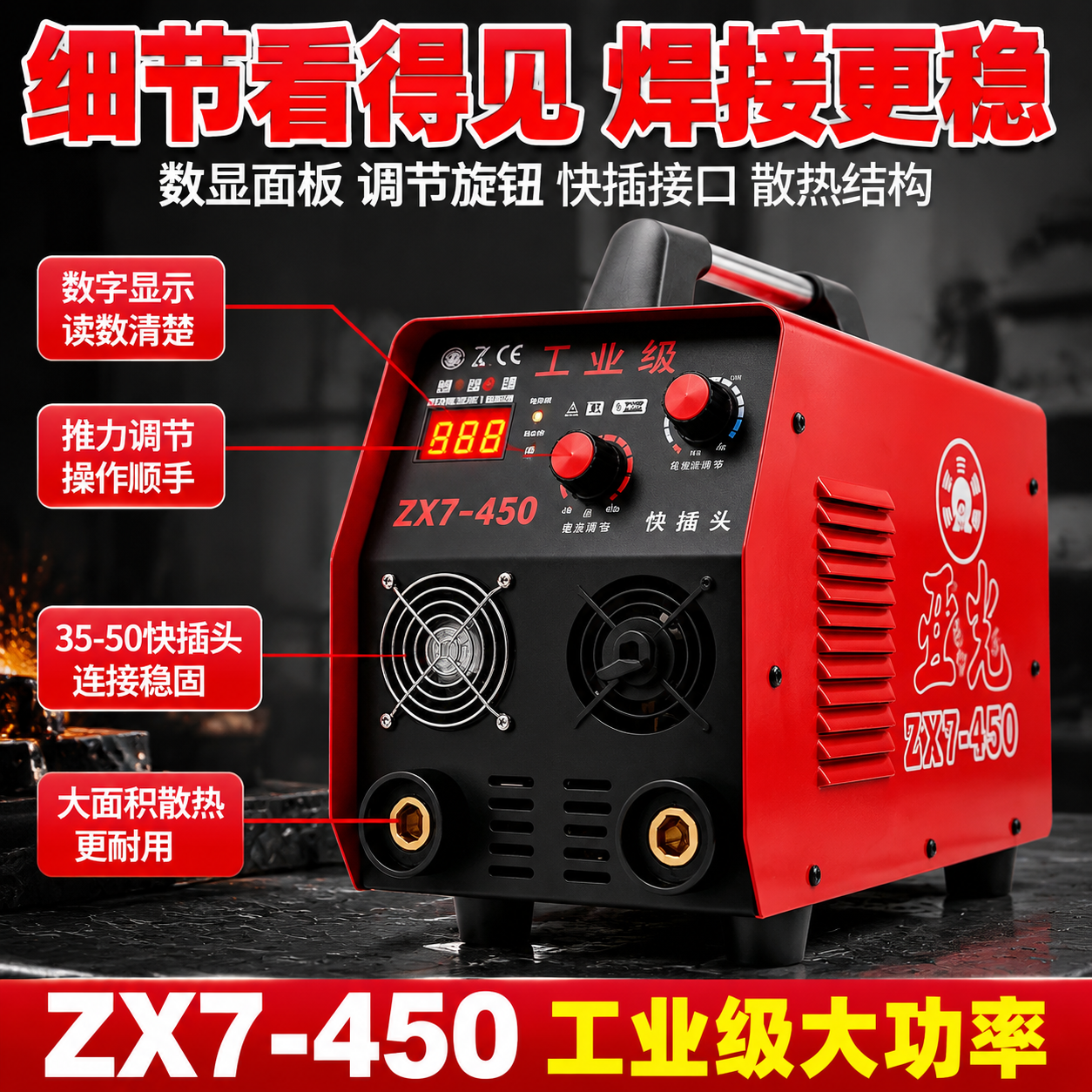 [主图-1] 单张首图点击率海报，突出工业级大功率和细节看得见… - 图片创意预览