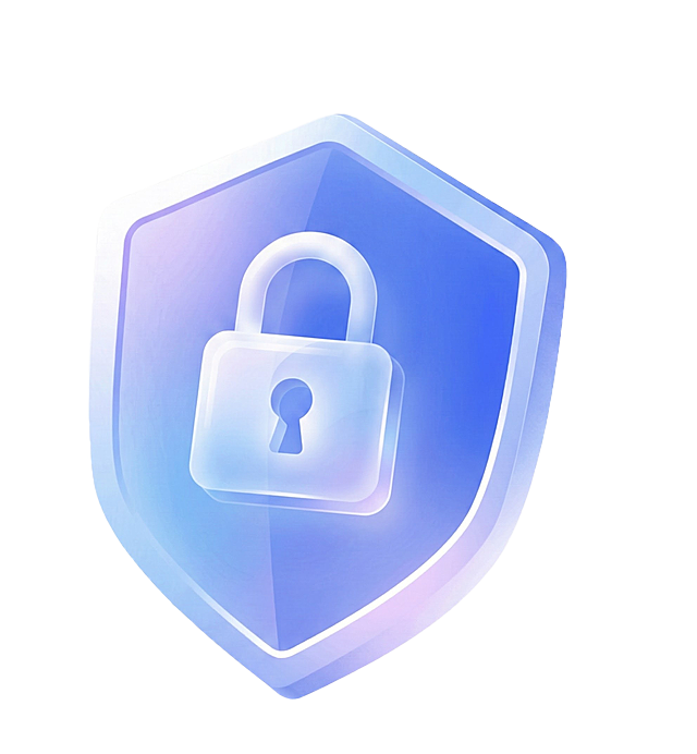 把参考图中的“√”换成一把锁，风格要一致