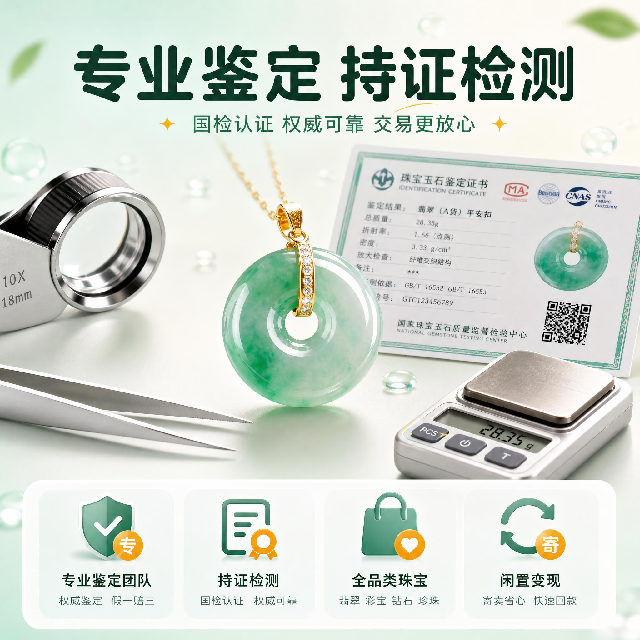 [主图-2] 闲小置全品类珠宝寄卖服务 专业鉴定团队与持证检测… - 图片创意预览