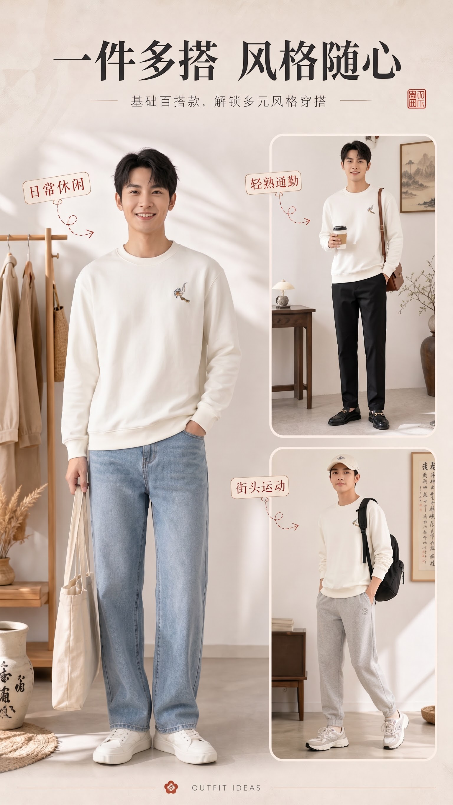换男模特，裙子换裤子 - 图片创意预览
