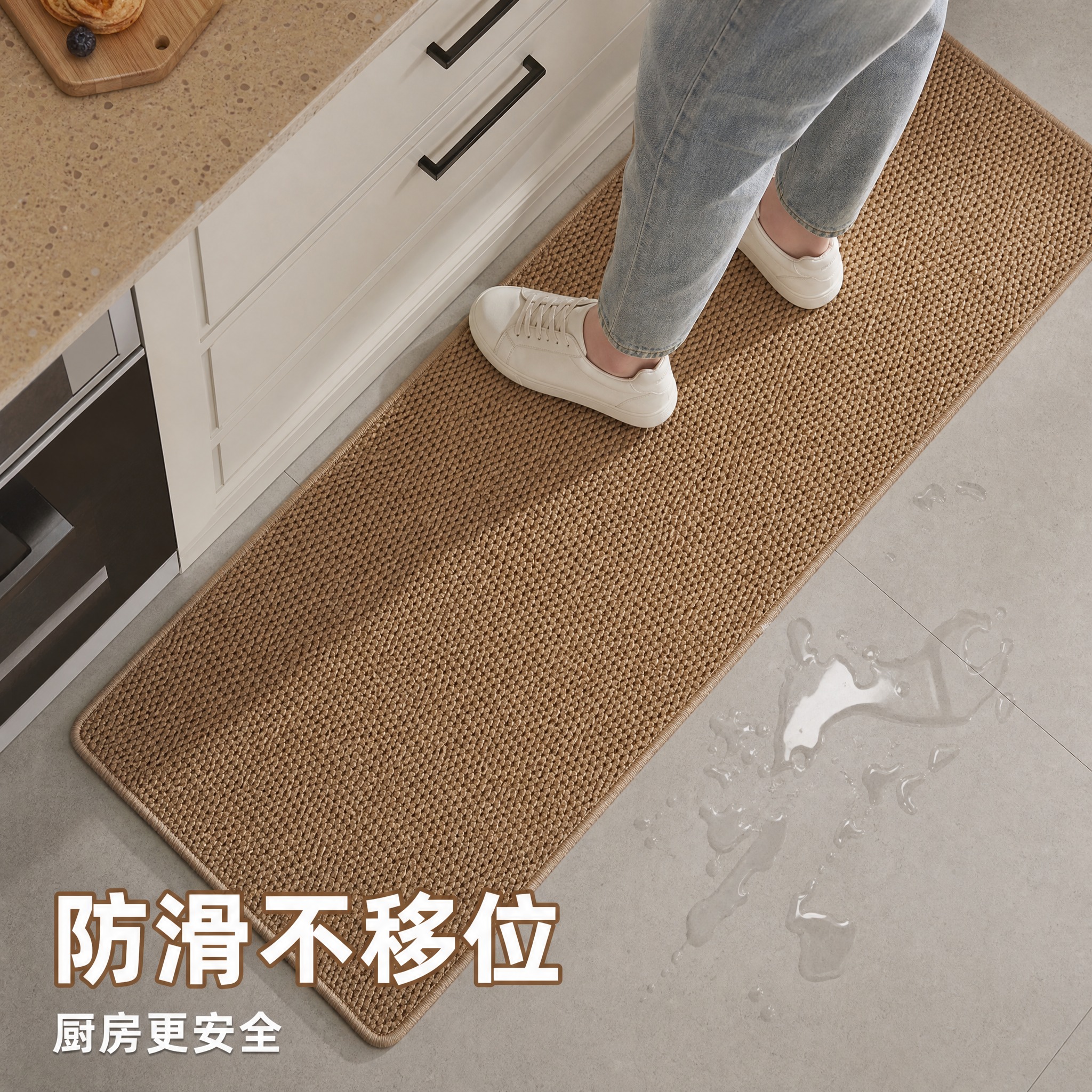 [主图-4] 防滑功能演示，脚踩不移位，直击安全卖点。 [统一… - 图片创意预览