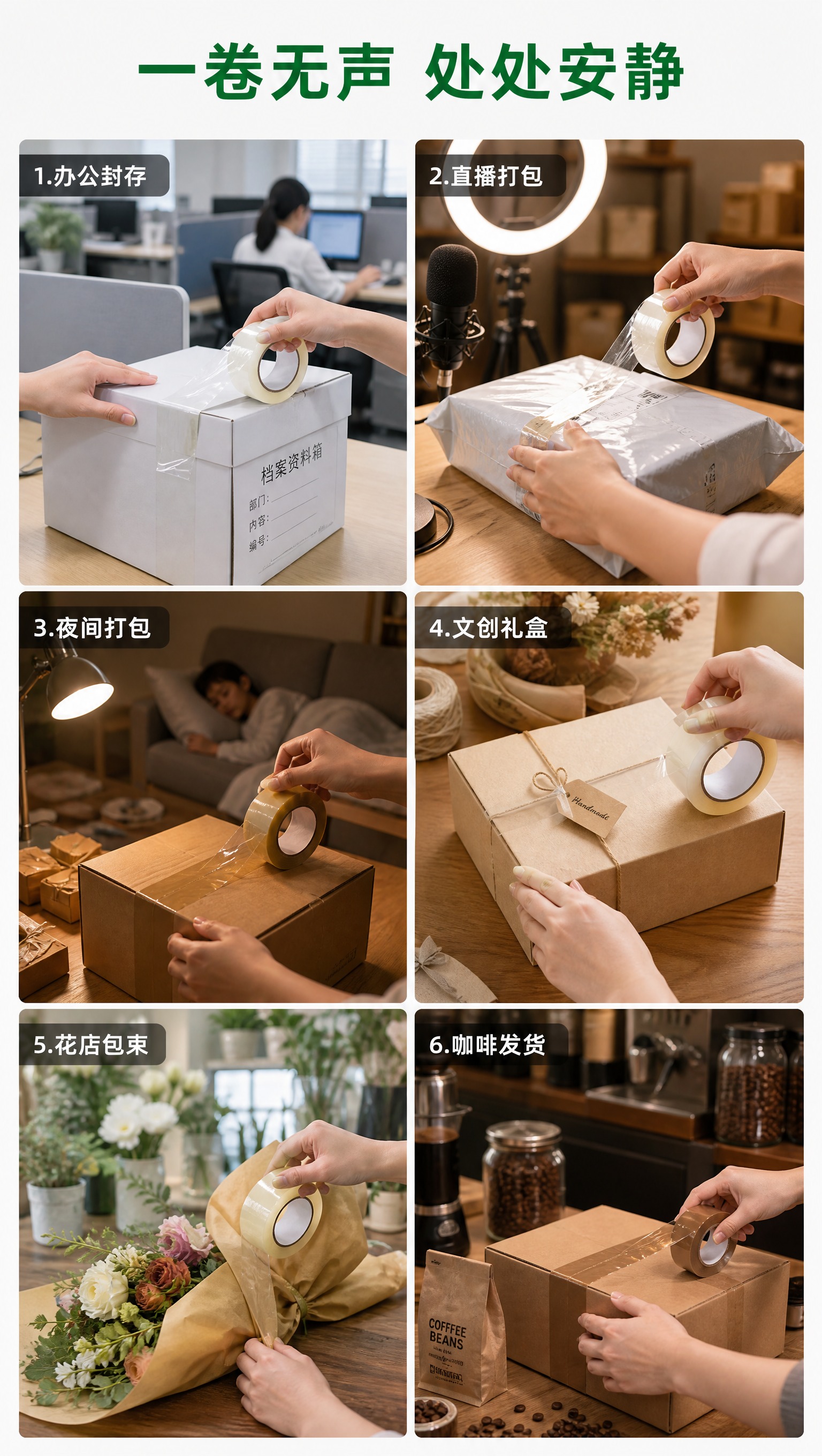 [商品] 使用【图1】透明米黄色封箱胶带为基础原型，生成三色S… - 图片创意预览