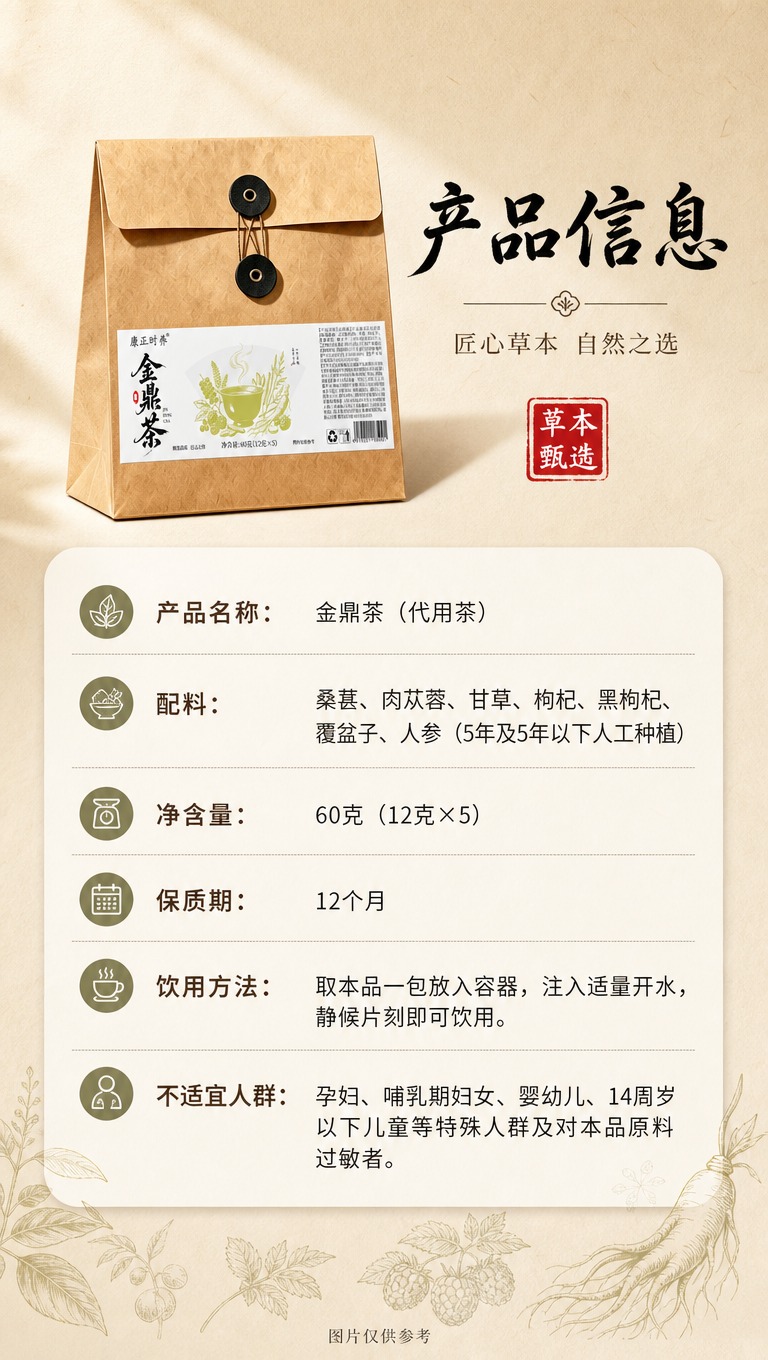[商品] 使用【图1】康正时养金鼎茶牛皮纸信封式外袋包装；保留… - 图片创意预览