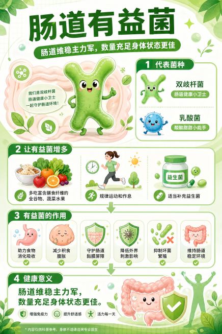 根据这个图片，生成三张详细介绍这三种菌的图片，描述代表菌种的时候写明什么原因让这个菌增多预览效果