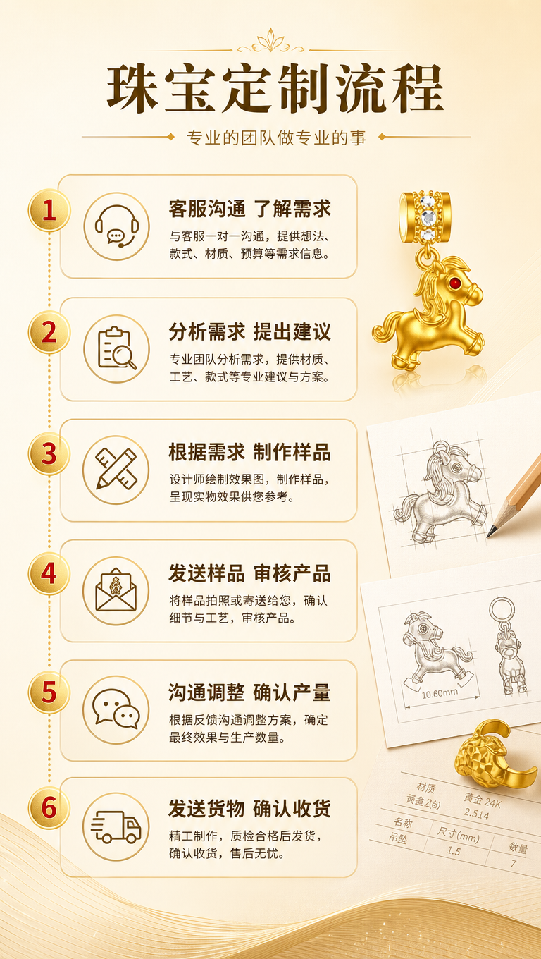 [商品] 本页为定制流程信息页，使用【图1】中小马吊坠作为流程… - 图片创意预览