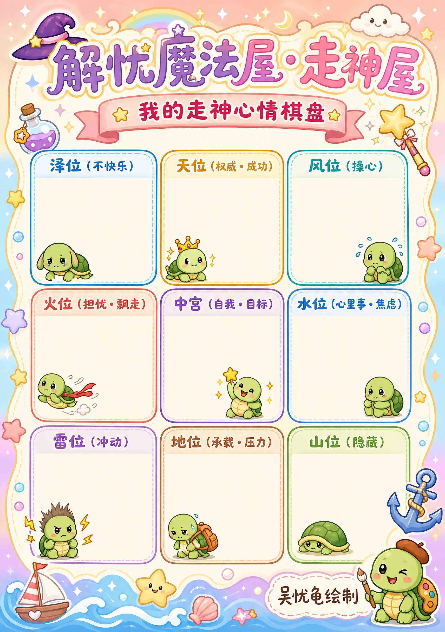 A4竖版卡通Q版风格海报，色彩明亮温暖，马卡龙色系，活泼可爱。… - 图片创意预览