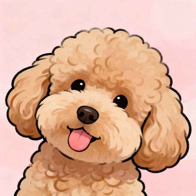 小狗宠物店店铺头像预览效果