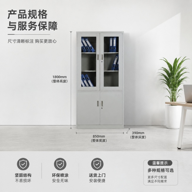 [主图-5] 产品规格与服务保障展示，促进最终转化。
[氛围风格] 简约现代专业办公氛围，和整套主图风格光影保持完全一致。
[画质] 商业摄影质感，光线柔和通透，产品清晰真实，画面干净高级。
[元素]预览效果