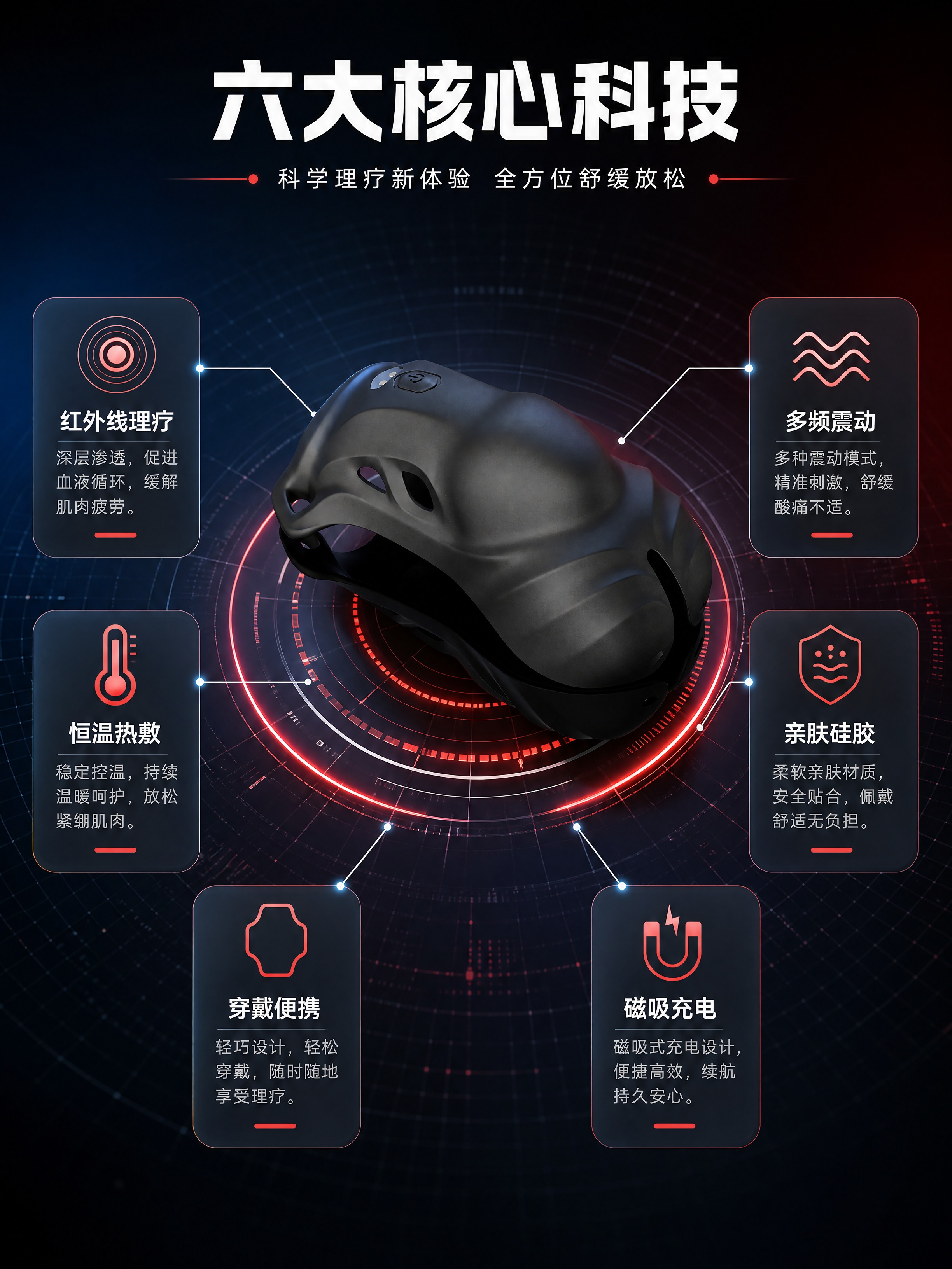 [商品] 使用【图5】自信器-二代俯视角度图；保留黑色哑光硅胶… - 图片创意预览