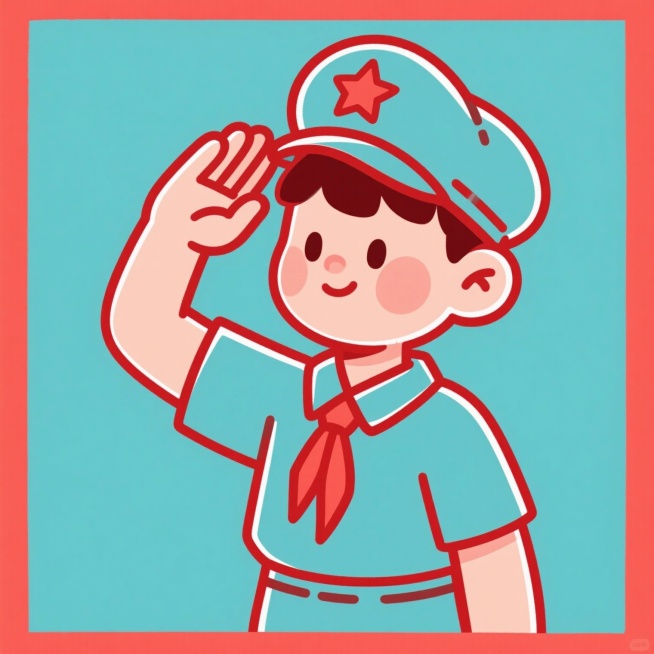 生成关于红色文化的ip形象，要求展示三视图，以及各种动作，十张预览效果