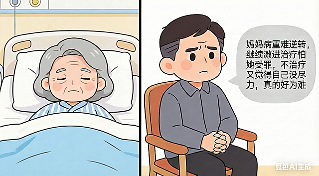 老奶奶眯着眼睛睡觉