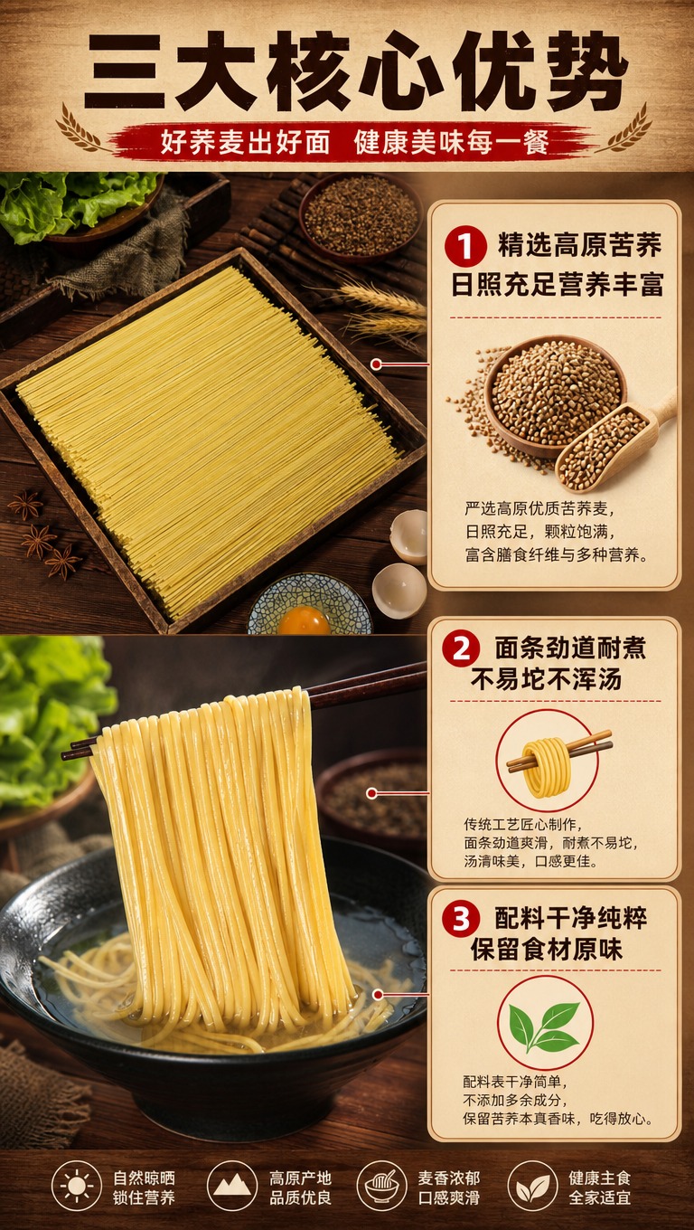 [商品] 使用【图2】干面摆盘图、【图3】煮面筷子挑起图；保留… - 图片创意预览
