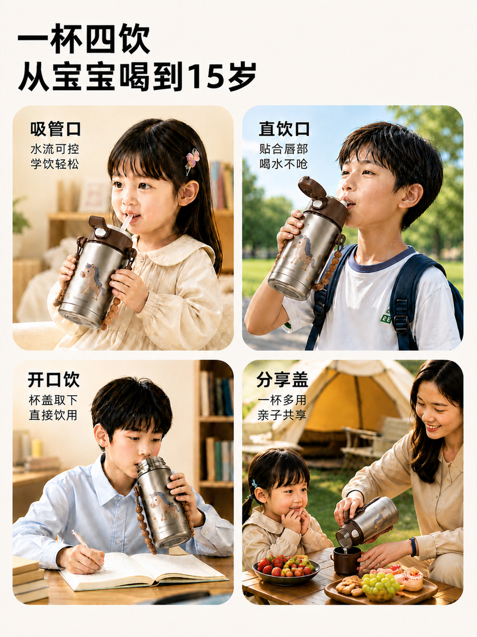 修改右下角分享盖场景：1. 镜头稍微拉近一点，使保温杯主体更突… - 图片创意预览