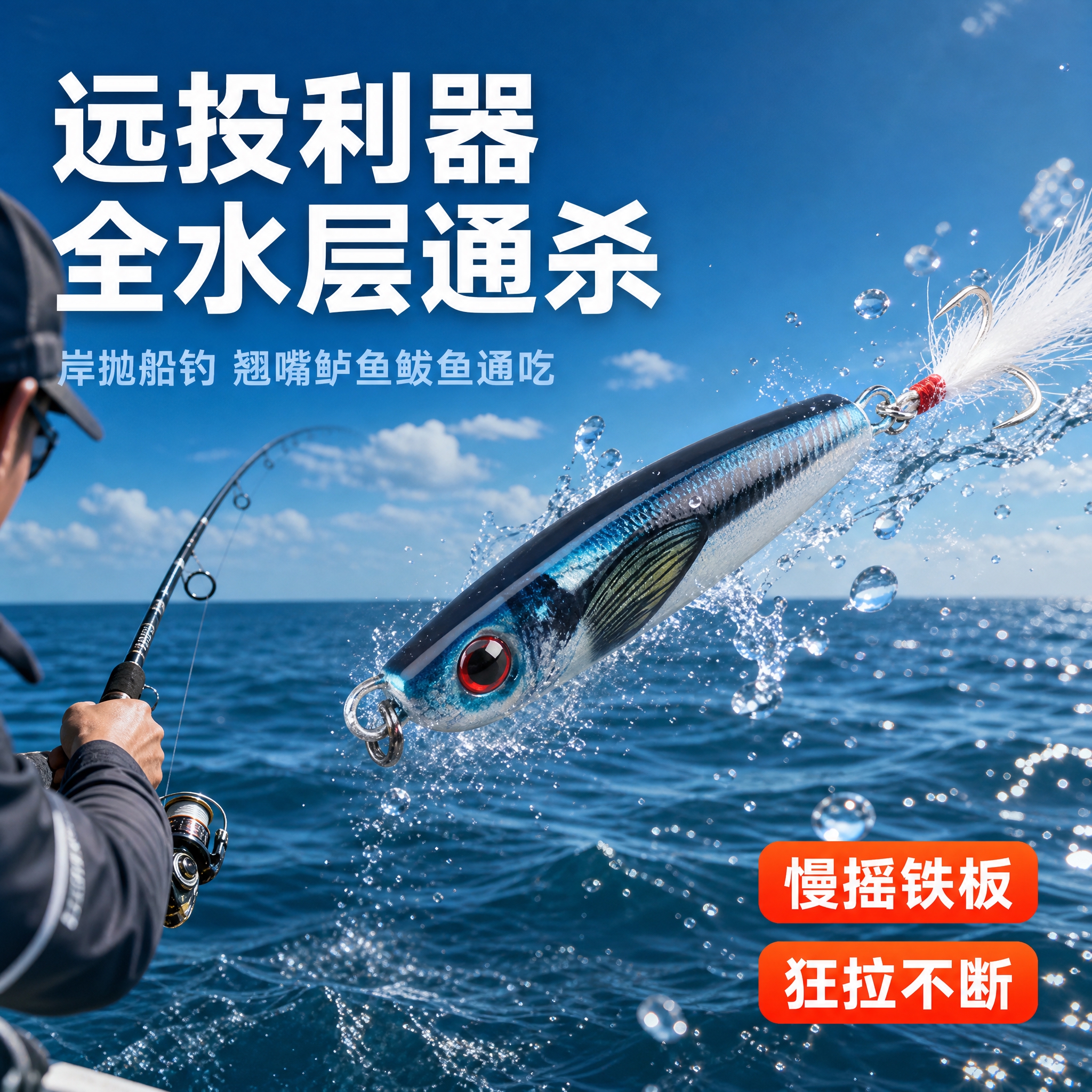 [主图-4] 使用场景 海钓远投路亚实战场景 [统一基调] 淘… - 图片创意预览