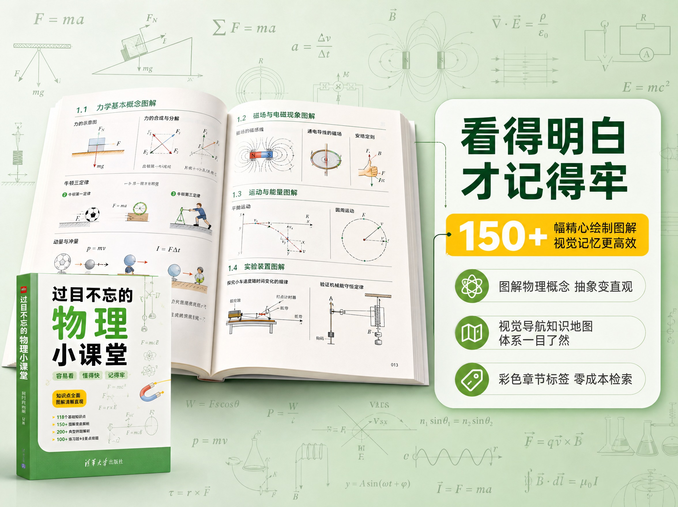 [商品] 使用【图1】《过目不忘的物理小课堂》书籍；保留封面全… - 图片创意预览