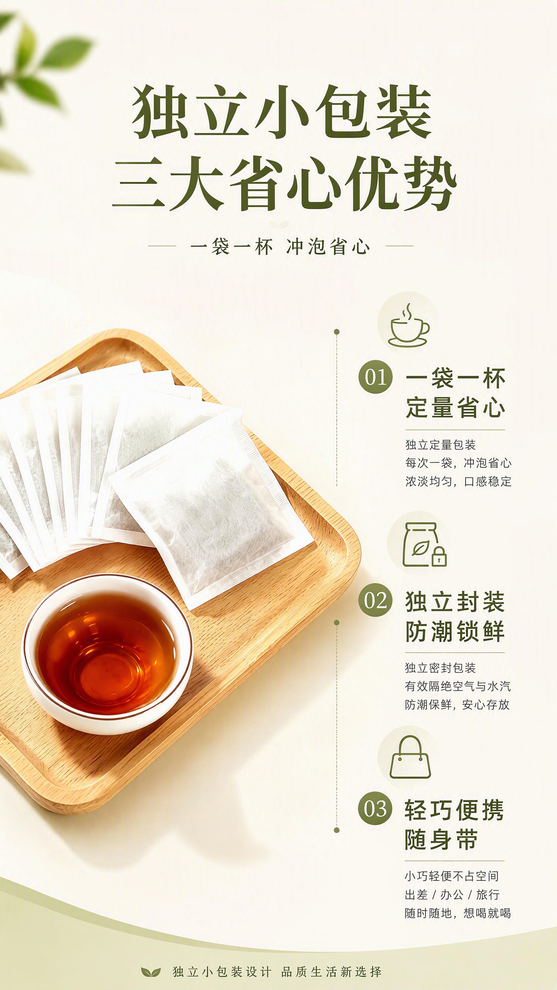 [第4张] 详情页核心卖点-独立小包装三大优势拆解。本张使用【… - 图片创意预览