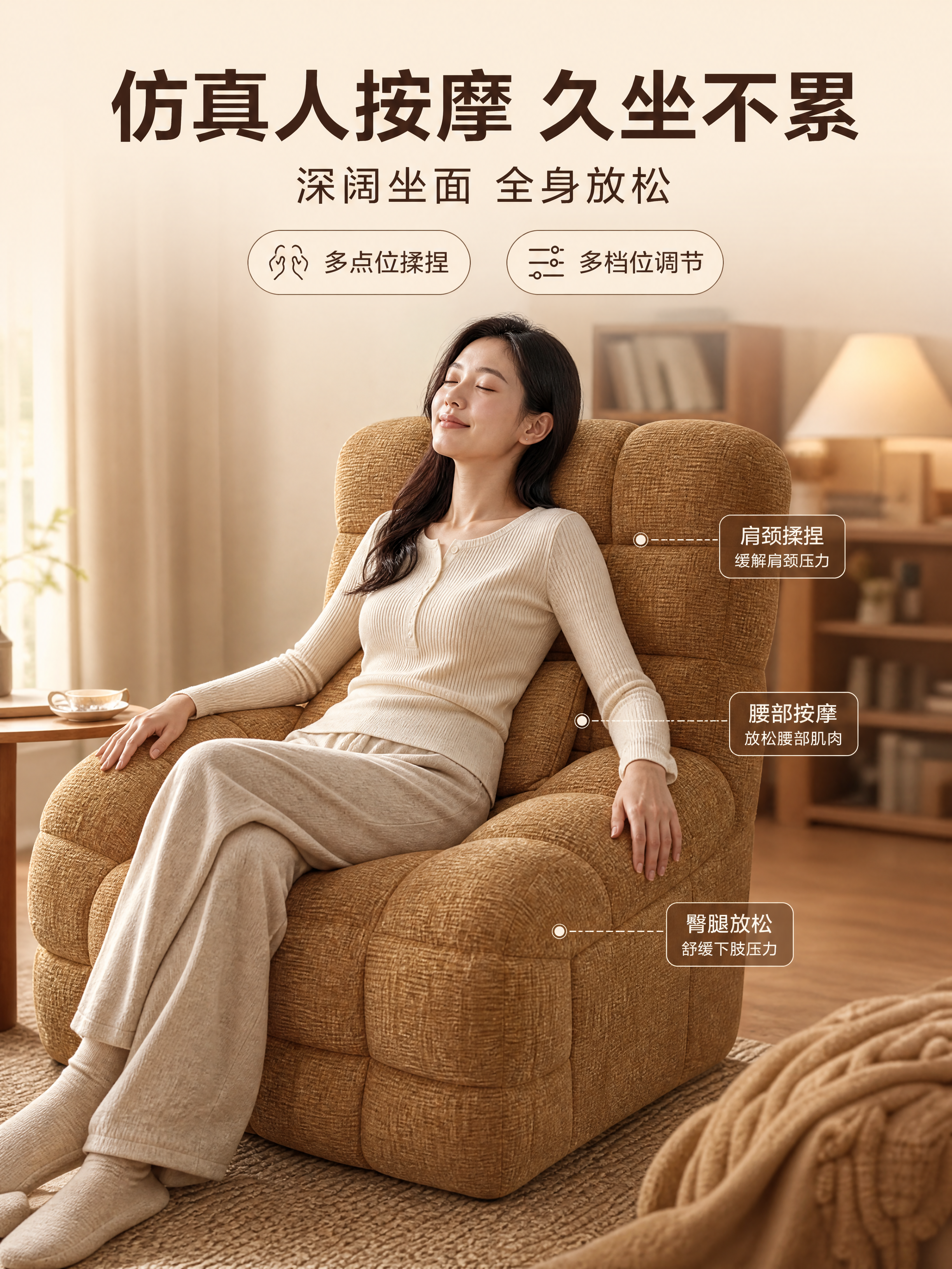[商品] 使用【图1】顾家旗舰店按摩沙发PTAM010；保留华… - 图片创意预览