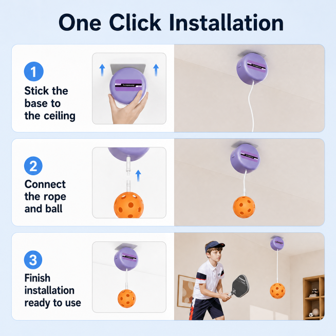 [Main Image 5] Easy Installation Selling Point. Atmosphere style: step by step demonstration, simple预览效果