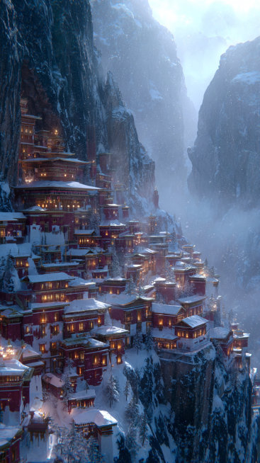 masterpiece, 8k, ultra-detailed, photorealistic, cinematic aerial wide shot, epic fantasy scene, a m预览效果
