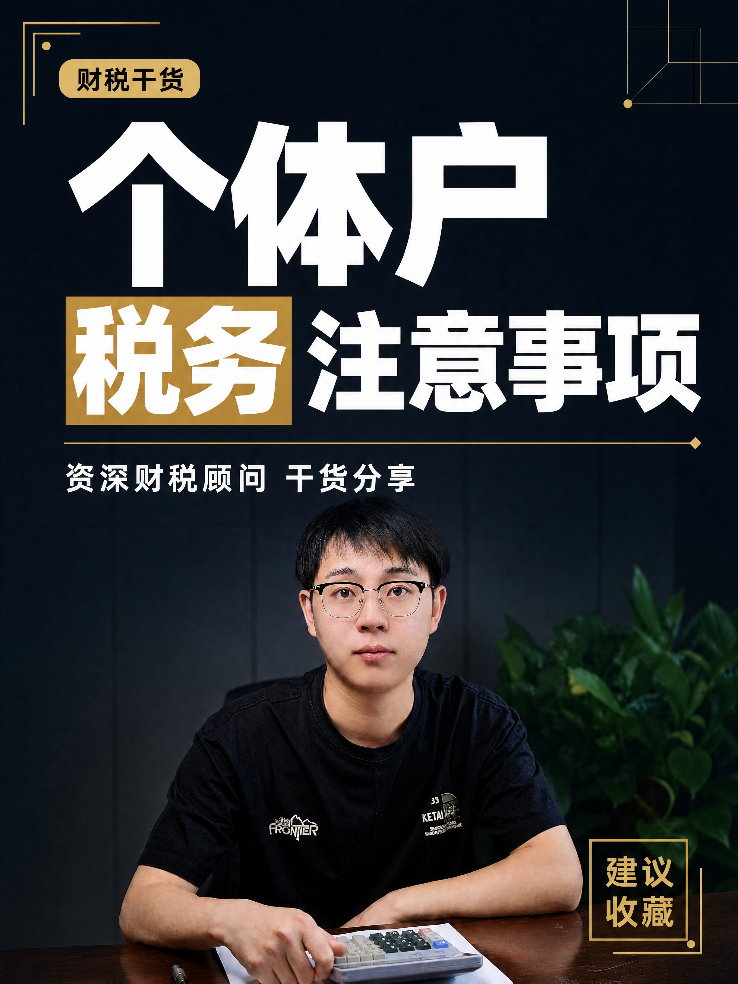 小红书笔记大字封面，配图大字，高端杂志海报风（财税专家权威感）… - 图片创意预览