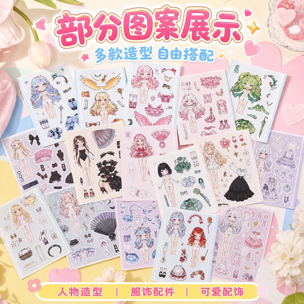 1:1正方形电商主图，甜美可爱软萌少女风，真实俯拍桌面实拍质感… - 图片创意预览