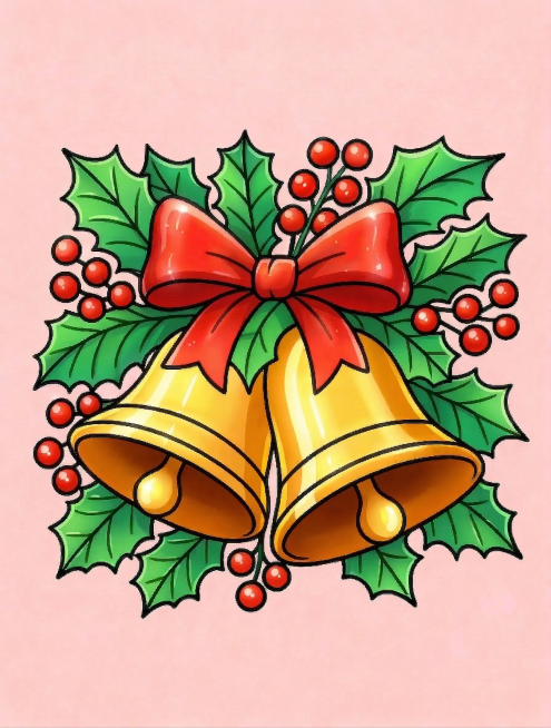 铃铛放大30%其他不变预览效果