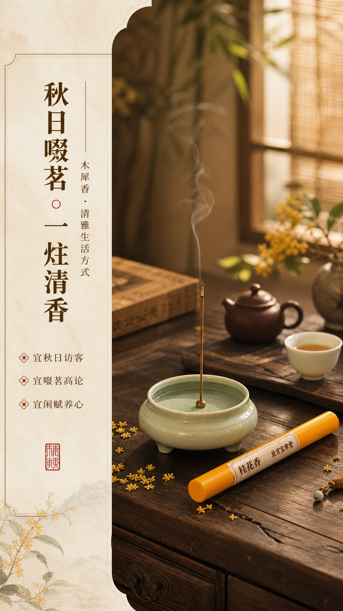 [商品] 使用【图1】故宫宝聿堂桂花香线香橙黄色香管+【图2】… - 图片创意预览