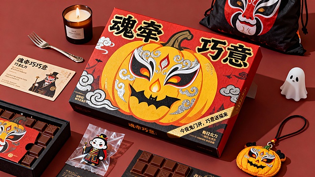 万圣节包装设计，万圣节包装，品牌VI