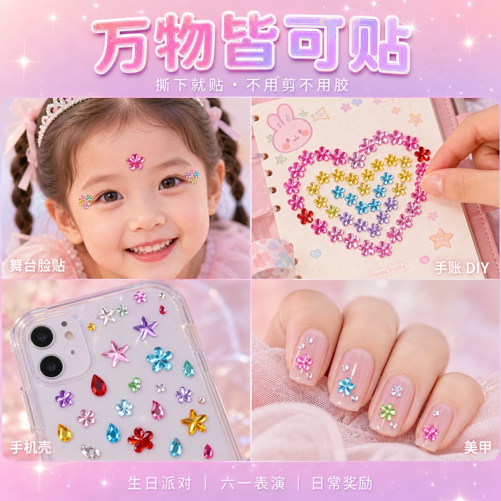 1:1 正方形电商主图，马卡龙清新风结合软萌少女风，背景为甜心… - 图片创意预览