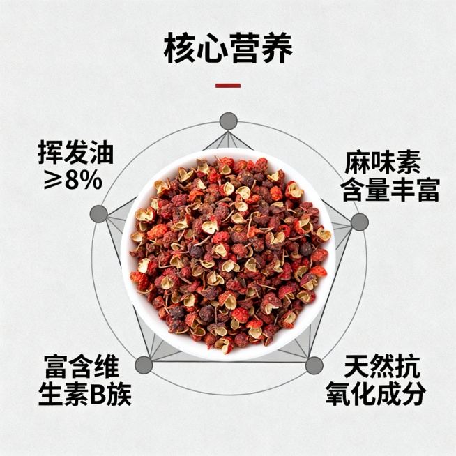 生成一套红花椒的详情图预览效果