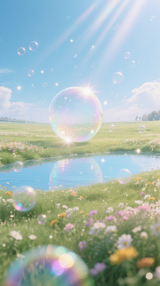 加了柔光滤镜的夏天