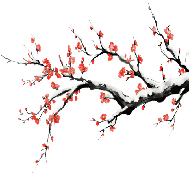 枝条细一些，长一些预览效果