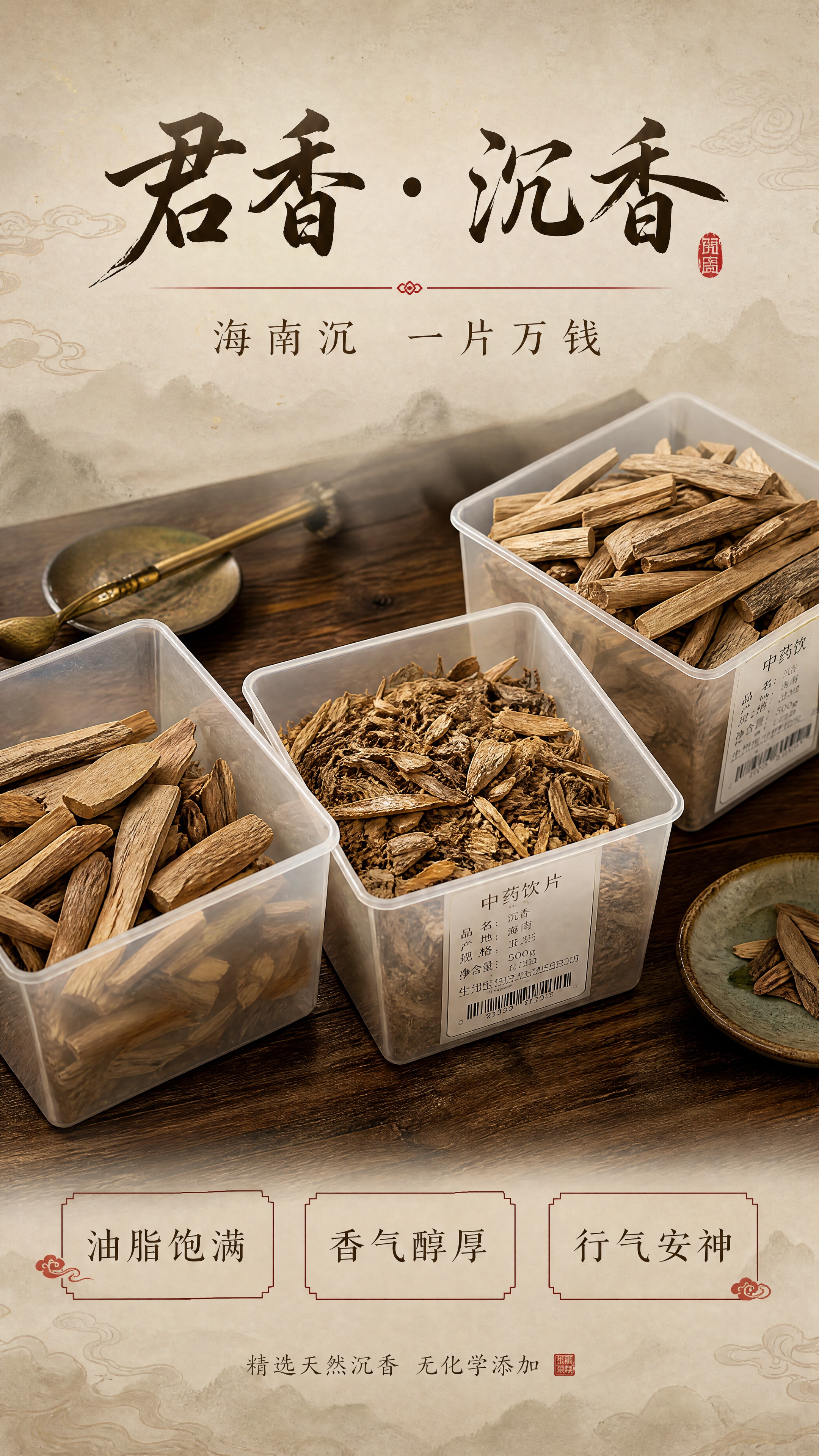 [商品] 使用【图3】沉香等珍贵香材原料；保留透明收纳盒中各种… - 图片创意预览