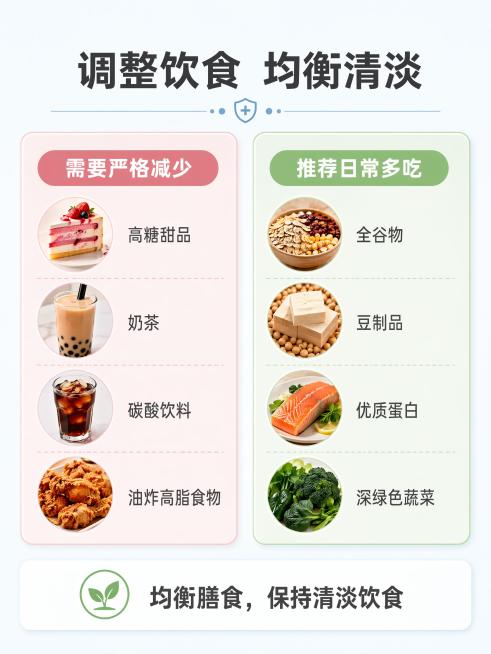 调整作息饮食
假期是调理肤质的最佳阶段，配合良好的生活习惯，可让祛痘效果事半功倍。作息方面，督促孩子规律作息，尽量每晚11点前入睡，保证7至8小时充足睡眠，稳定内分泌与激素水平，从根源减少痘痘复发。预览效果
