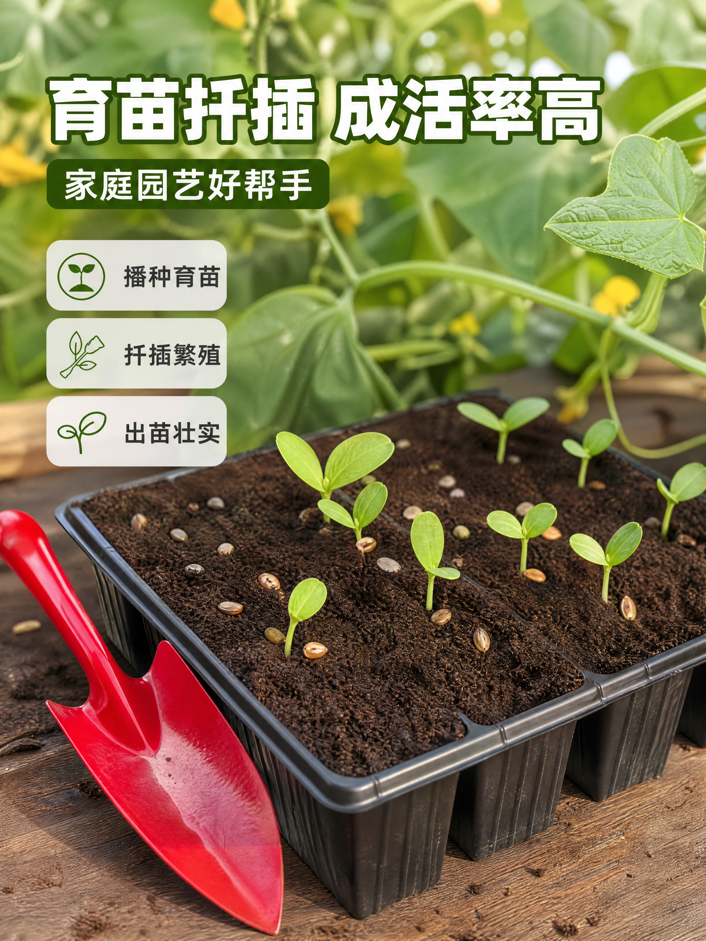 [商品] 使用【图3】东北草炭土+红色园艺小铲产品图；保留草炭… - 图片创意预览