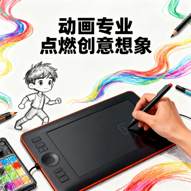 动画专业宣传海报预览效果