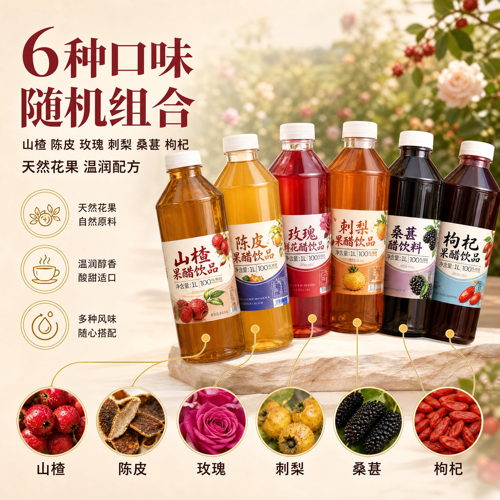 [主图-2] 核心亮点 6口味随机组合与天然原料溯源 [统一基… - 图片创意预览