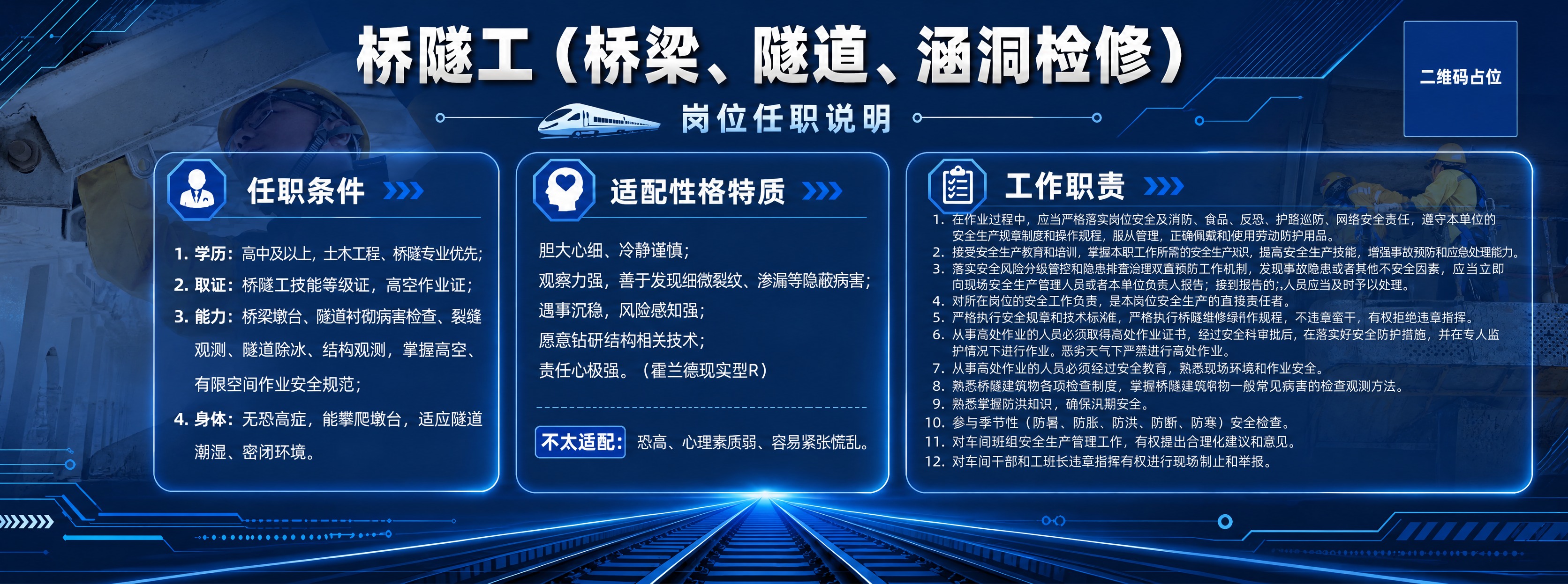 基于第一张海报的版式和内容，将背景重新设计：把第二张图（桥梁底… - 图片创意预览