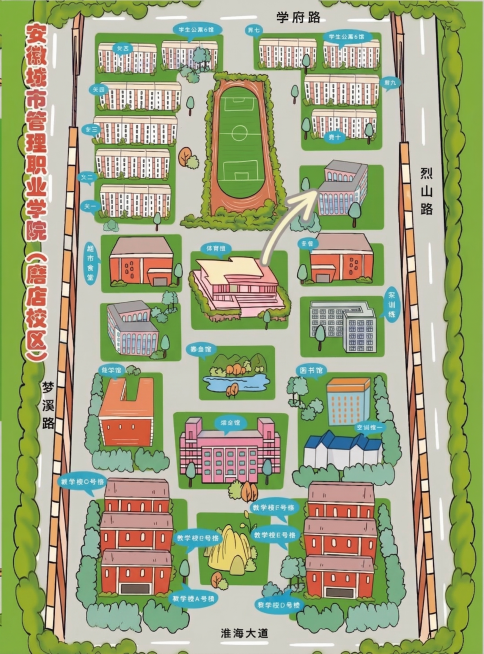 去除图片中的所有半透明水印和右下角小红书号水印，保留原地图的所有文字、建筑、颜色、路线和手绘风格不变，修复被水印遮挡的区域，使其和周围背景保持一致预览效果