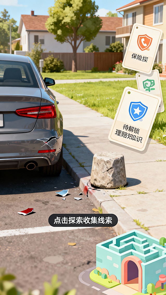 这个明显不是事故理赔现场