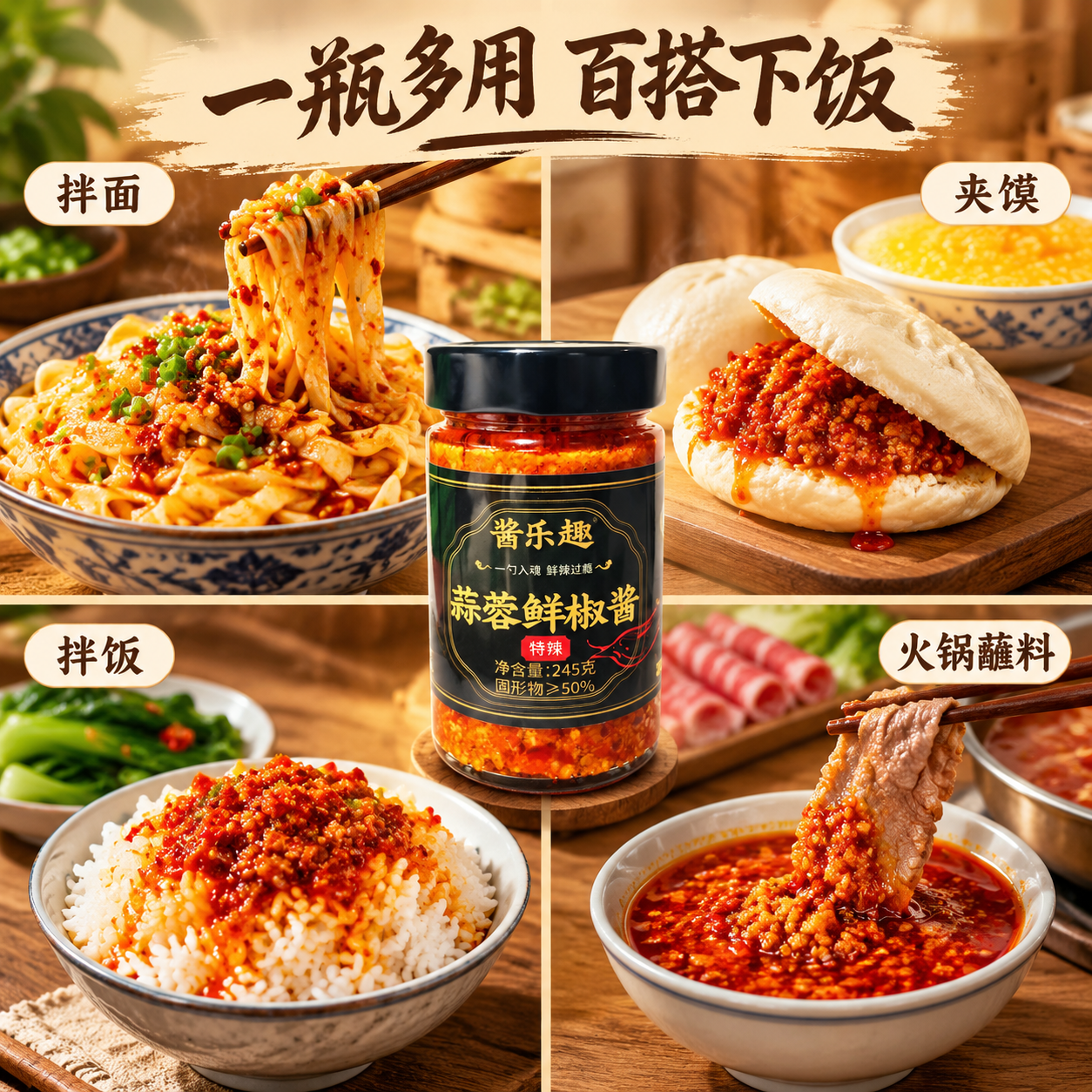 [主图-4 重制] 多场景食用 一瓶多用 严格保留实物瓶身外观… - 图片创意预览