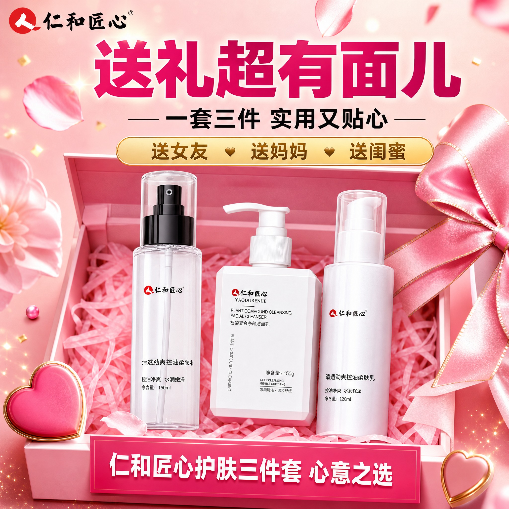 [主图-18] 送礼好物 礼盒装 送女友送妈妈 [统一基调]… - 图片创意预览
