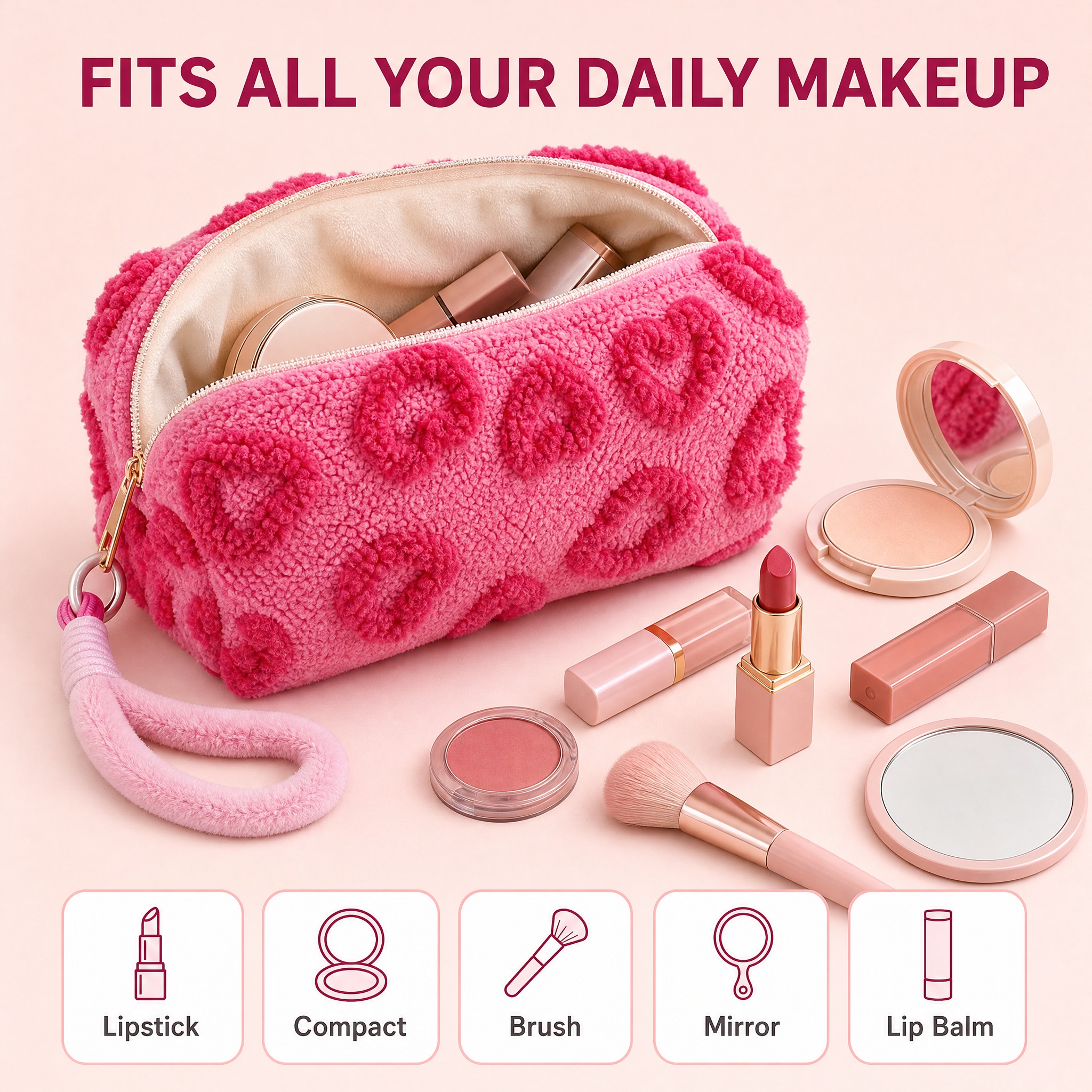 [主图-3] 商品名称 Plush Heart Women's… - 图片创意预览
