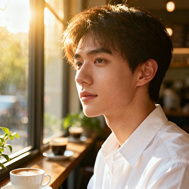 帮我生成20个20岁左右的帅哥，各个场景特写，各个镜头角度特写，各种服饰特写