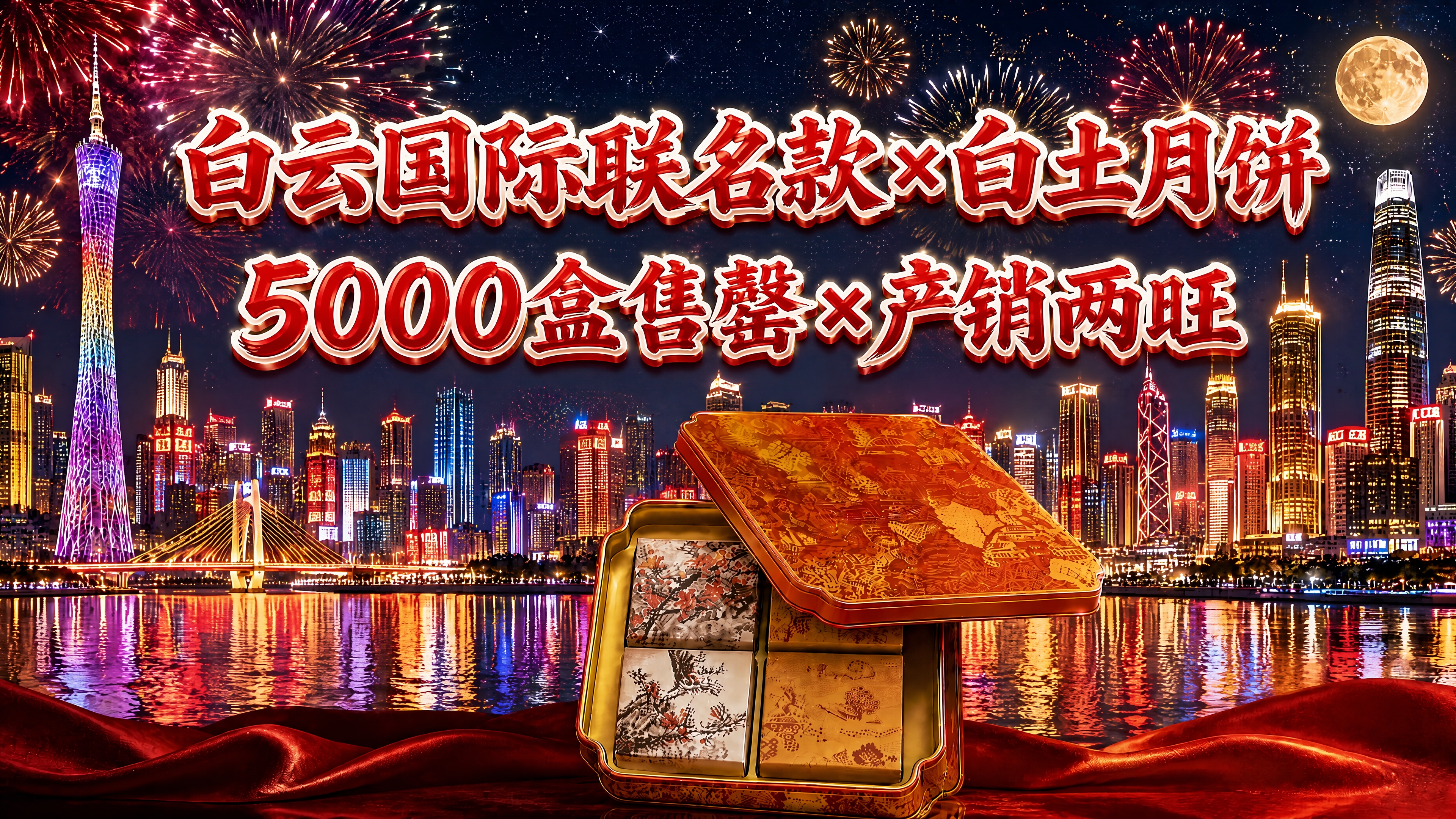 修改这张月饼封面图：1. 删除最上方的"400年非遗月饼"文字… - 图片创意预览