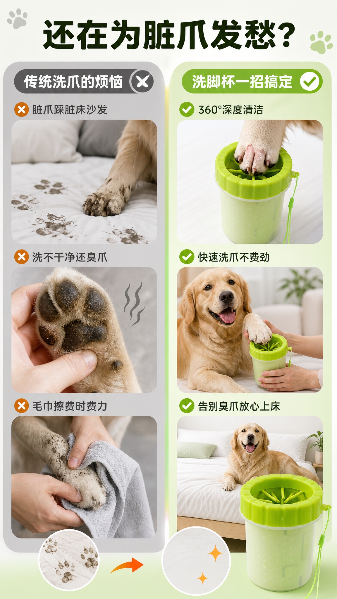 [商品] 使用【图1】绿色硅胶宠物洗脚杯；保留绿色硅胶盖、放射… - 图片创意预览