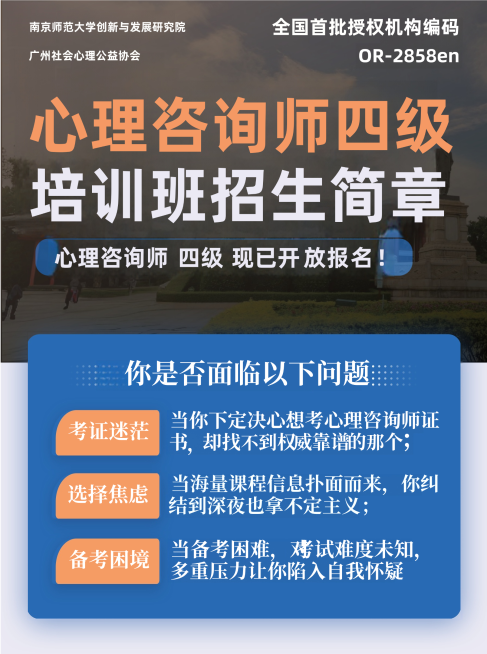 四级心理咨询师考证课程详情南师预览效果