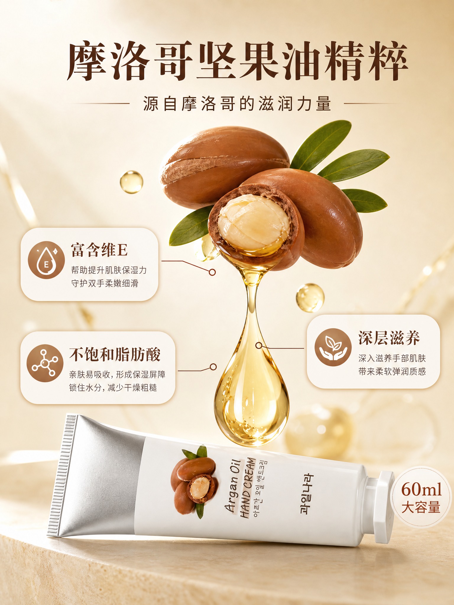 [主图-2] 核心成分解析，任务是强化摩洛哥坚果油成分价值感，… - 图片创意预览