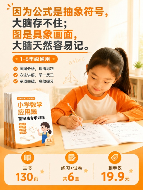 生成一张1080×1440尺寸《画图法》推广海报，预览效果